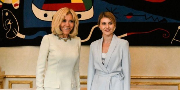 Елена Зеленская и Брижит Макрон свели с ума парижан: стали подругами