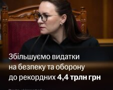 Юлия Свириденко объявляет об увеличении расходов на оборону до 4,4 трлн грн