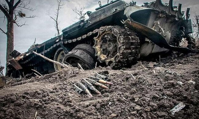 Розбита техніка окупанта. Фото: Генштаб ЗСУ