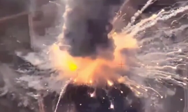 Удар по оккупантам в Крыму. Фото: Telegram