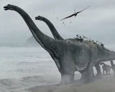 Динозавр. Фото: скріншот з YouTube