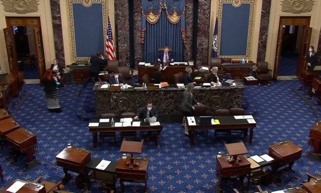 Сенат у США. Фото: скріншот YouTube-відео