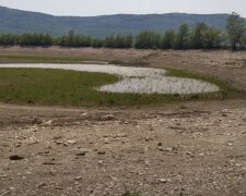 Высохшее водохранилище в Севастополе. Фото: скриншот Youtube