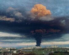 Пожежа у Севастополі. Фото: скріншот Telegram-відео