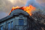 Пожар в Одесском колледже. Фото: Думская