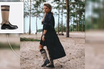 Жена министра культуры гуляет в лесу в сапогах за $1500