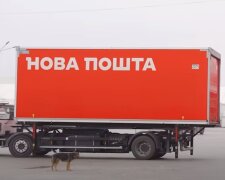 Автомобиль Новой почты. Фото: скриншот YouTube-видео