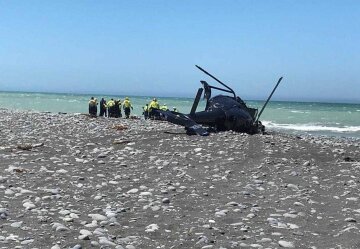 Авиакатастрофа в Новой Зеландии. Кадры с мета трагедии.