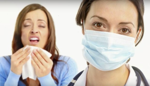 Защитная маска против болезни, скриншот видео