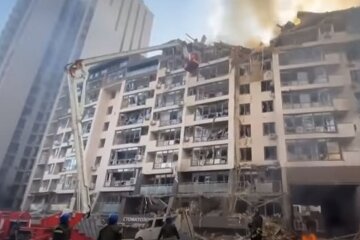 Зруйнований російською ракетою будинок. Фото: скріншот YouTube-відео