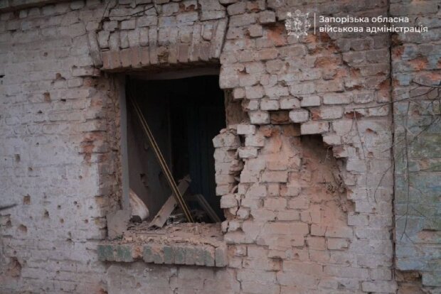Пожежа після атаки БпЛА у Запоріжжі