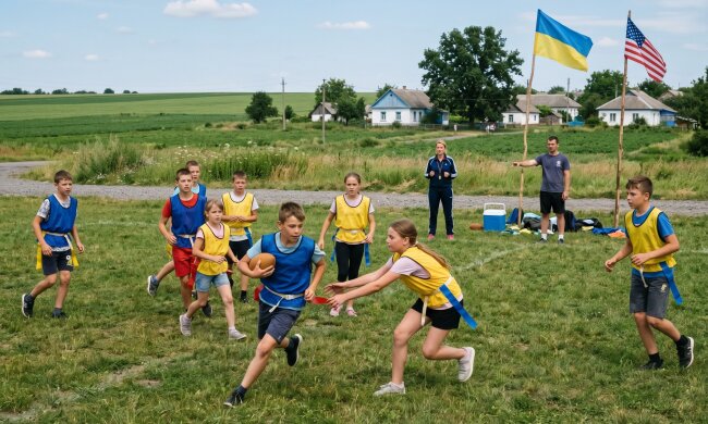 флаг-футбол діти Україна спорт турнір