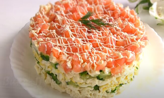 Салат. Фото: скриншот YouTube-видео