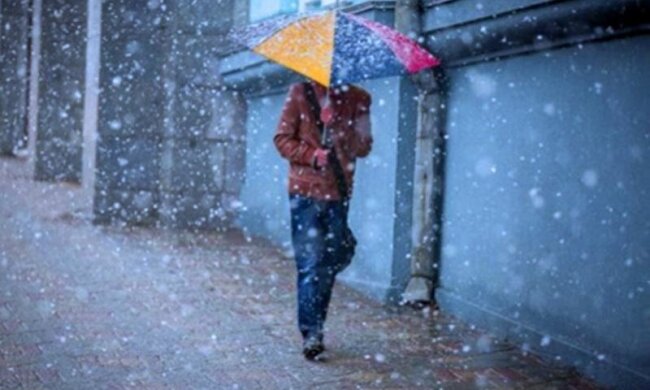 Мокрый снег. Фото: скриншот YouTube