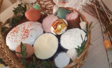 Великодній кошик. Фото: YouTube, скрін