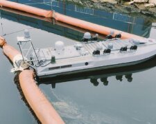 Український безекіпажний катер ВМС, який втратив керування через російський РЕБ та опинився біля узбережжя Румунії