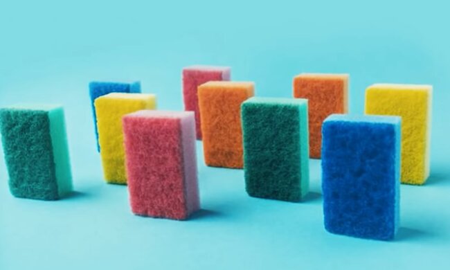 Губки для посуды. Фото: YouTube