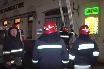 В Киеве на Лукьяновке горел ресторан, фото: Скриншот YouTube