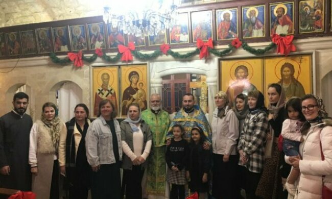В Ливане священник УПЦ провел рождественские богослужения для украинской диаспоры