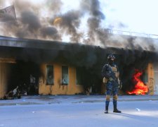 Взрыв у посольства США в Ираке, фото: Лента.Ру