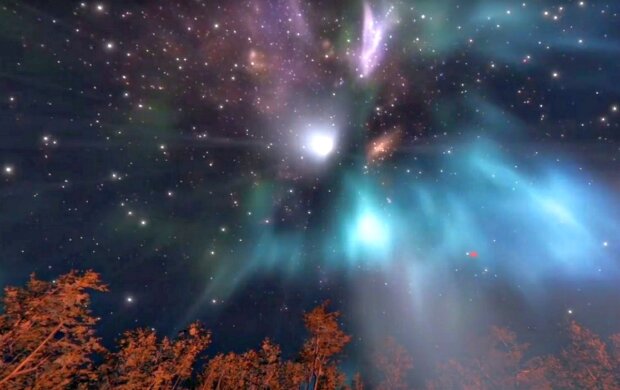 Нічне небо. Фото: скріншот Youtube-відео