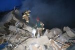 Зруйнований будинок у Дніпрі після атаки росії. Фото: МВС України