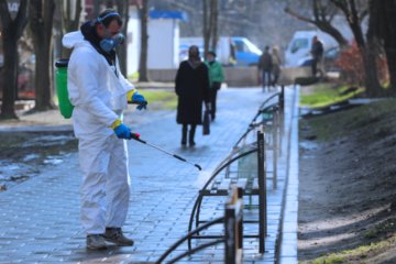 Дезинфекция. Фото: Еспресо.TV