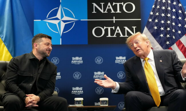 Зеленський і Трамп на саміті НАТО в Анкарі 2026