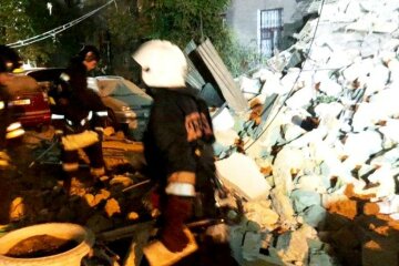 В Одессе обрушился дом. Фото: ГСЧС