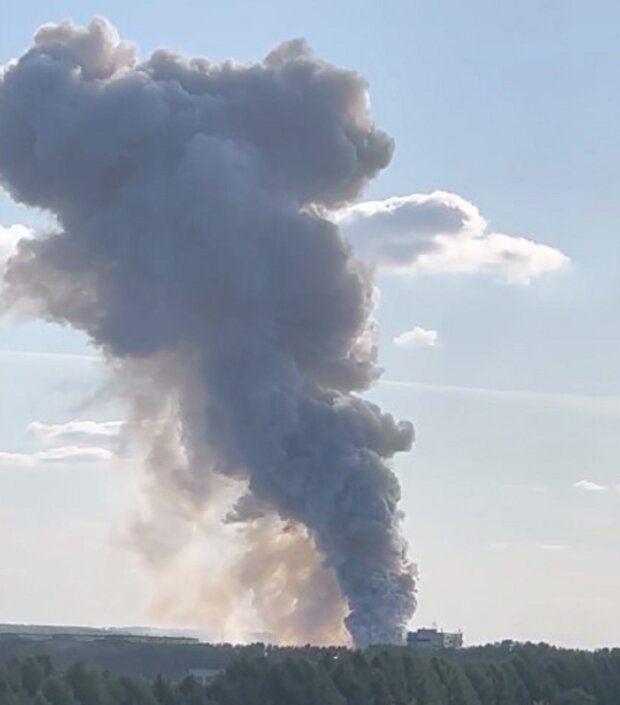 Пожар в россии. Фото: Телеграм