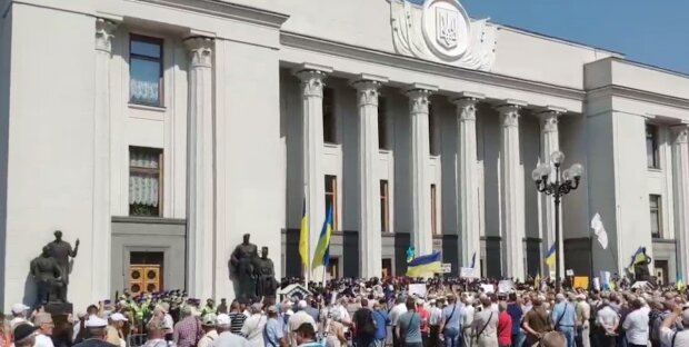 Мітинг під Верховною Радою. Фото: PavlovskyNews