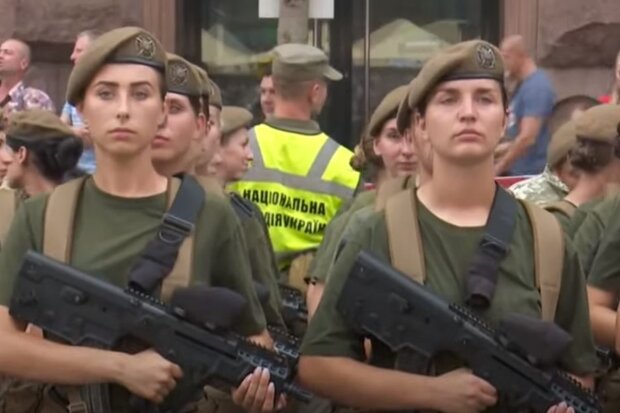 Військовий облік жінок. Фото: скріншот YouTube-відео