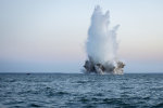 Взрыв в море