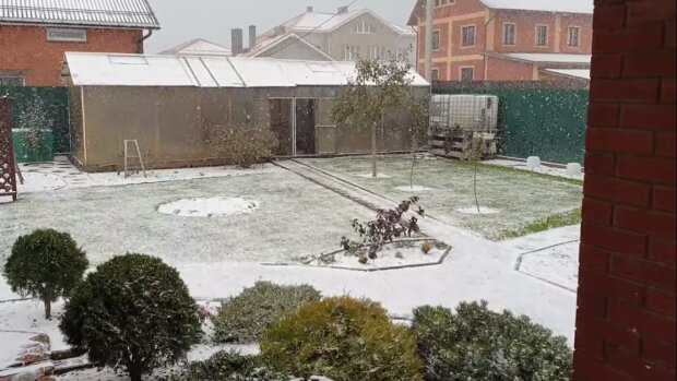 Снег осенью. Фото: Youtube