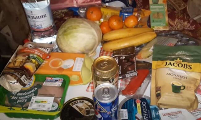 Продукти. Фото: скріншот YouTube-відео