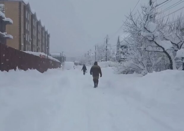 Снежная погода. Фото: скриншот YouTube-видео