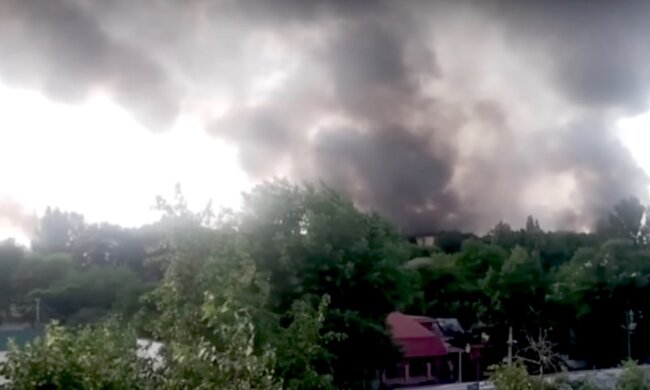 Вибух. Фото: YouTube, скрін