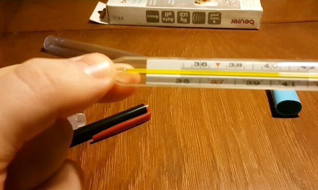 Термометр. Фото: скриншот YouTube-видео