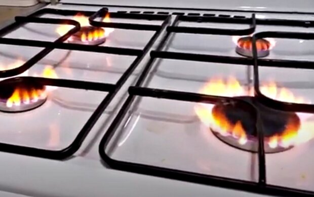 Газова плита. Фото: скріншот Youtube-відео