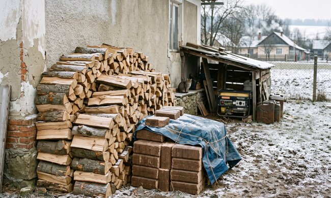 дрова опалення зима генератор