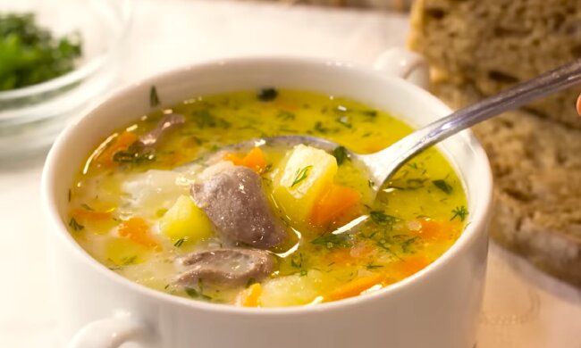 Куриный суп. Фото: YouTube