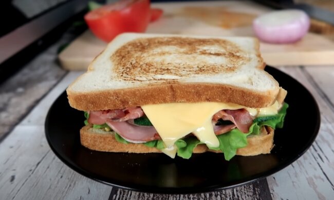 Сэндвич. Фото: YouTube, скрин