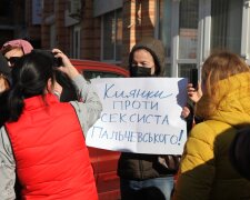 “Кинув дружину - кине і Київ” -  представники Пальчевського напали на жіночий пікет