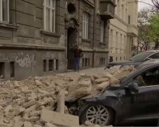 Последствия землетрясения. Фото: скрин youtube