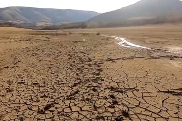 Пересохший водоем. Фото: скриншот Youtube-видео