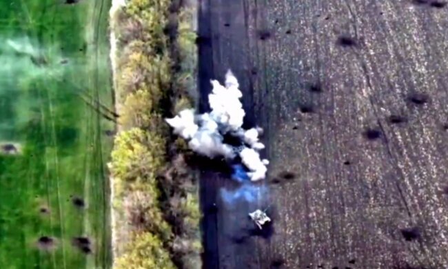 Уничтожение техники рф. Фото: скриншот Telegram-видео