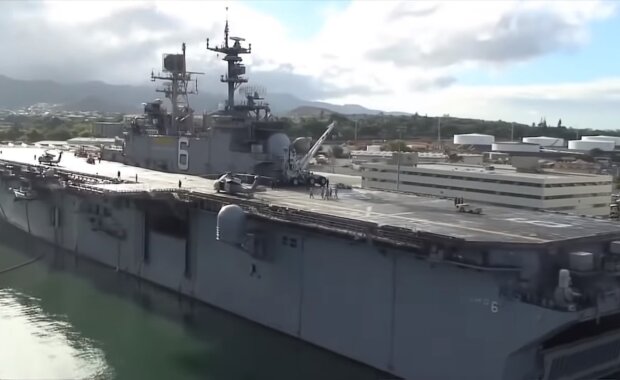 Американский военный корабль. Фото: Youtube