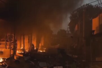 Наслідки атаки. Фото: скріншот YouTube-відео