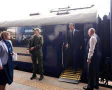 Генсек НАТО Марк Рютте на вокзалі Києва