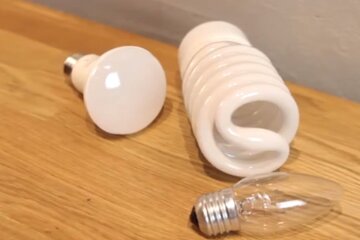 Лампочки. Фото: скриншот YouTube-видео